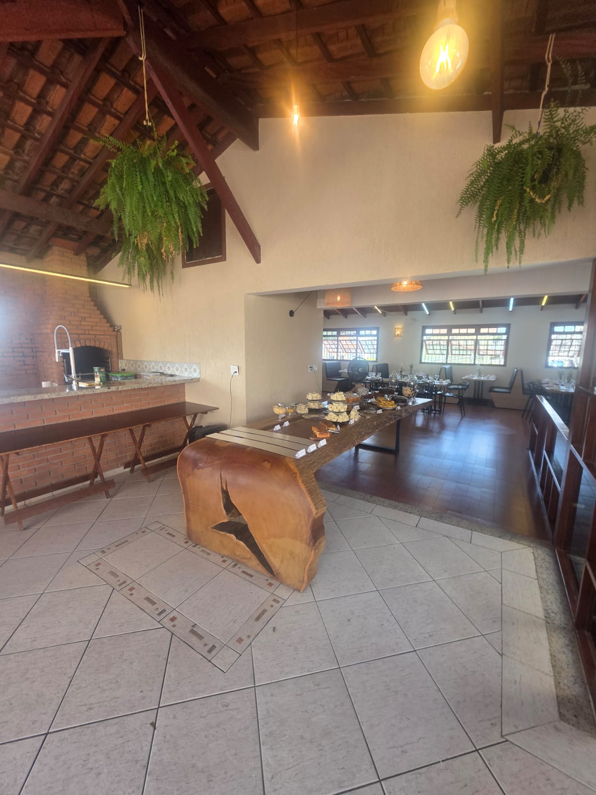 Varanda com vista panorâmica